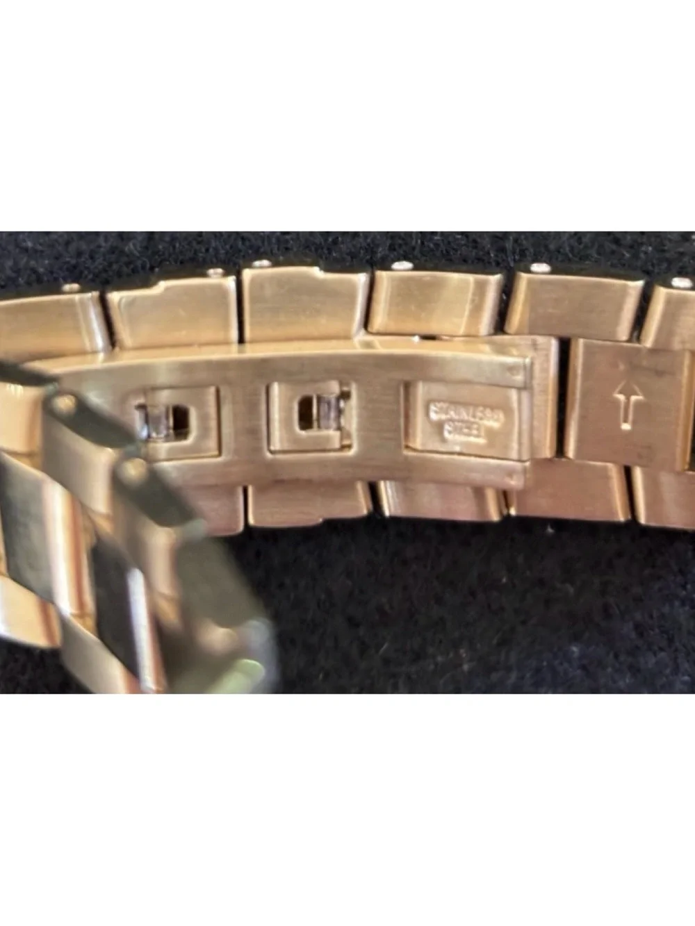 NWOT** Anthropologie TRIWA Skala Unisex Watch In. Champagne Gold **Needs Battery